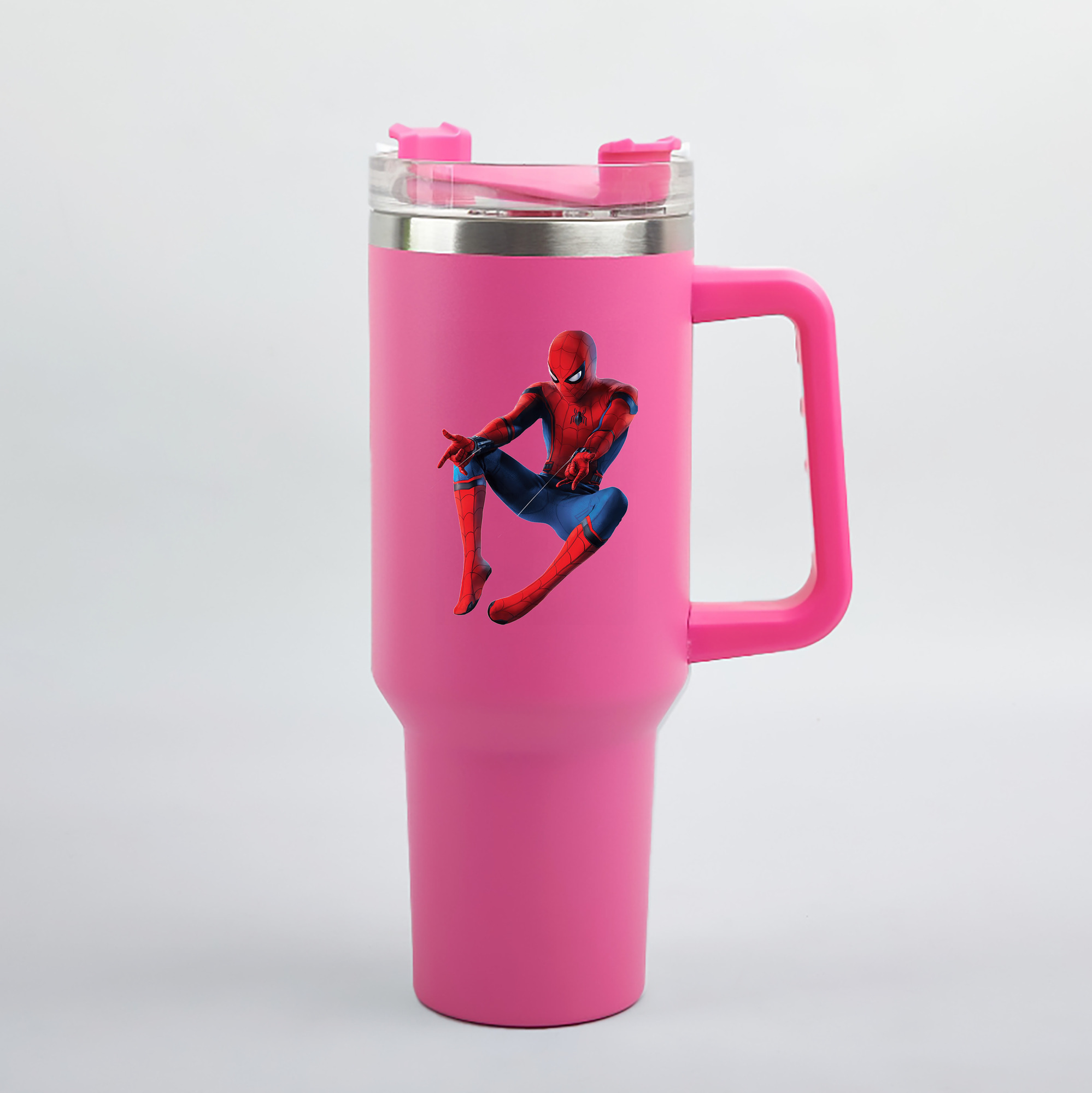 （画像用） Spider Man スパイダーマン 1200mL車用タンブラー（カラープリント）